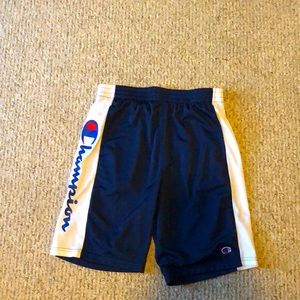 Blue and White Champion Shorts (Boys)(XL)